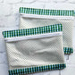 Embroidery Project Bag, Clear Zipper Bag