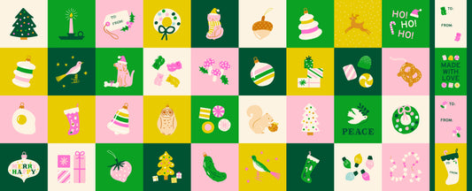 PREORDER: Merry Happy Panel in Verdant