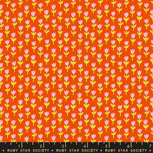 PREORDER: 1-800-CALICO Tulips in Warm Red