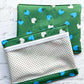 Embroidery Project Bag, Clear Zipper Bag