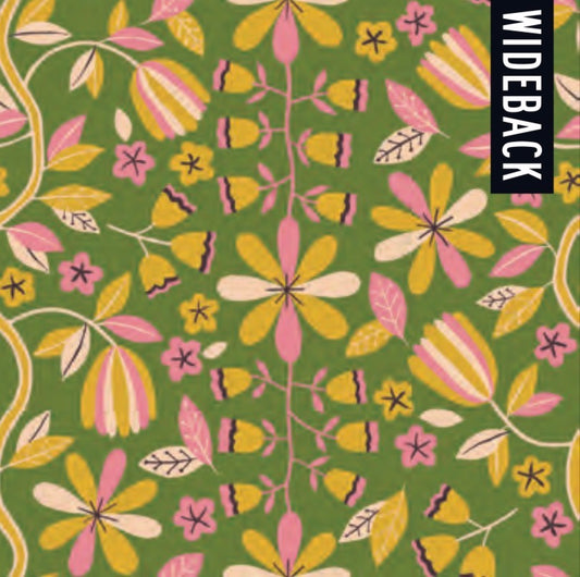 PREORDER: Corsage Front Parlor Wideback in Sprout