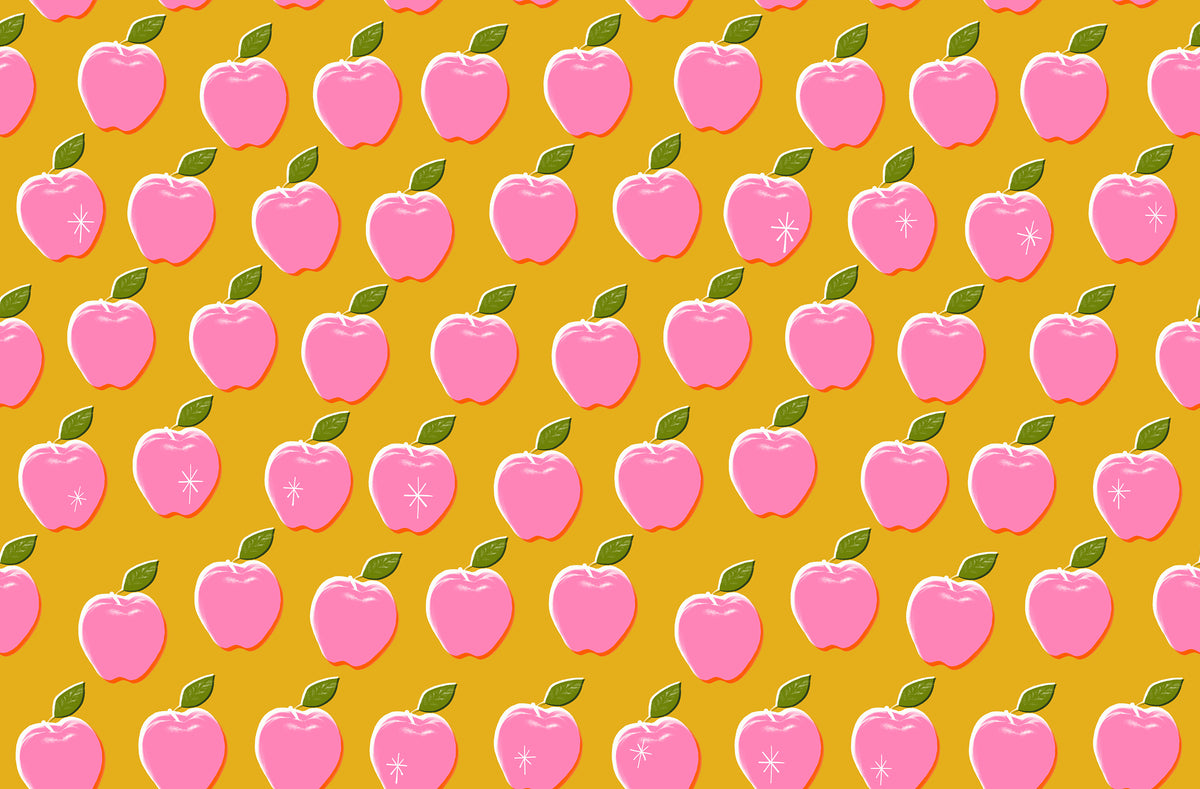 PREORDER: Sparkle Shopper Apples in Goldenrod