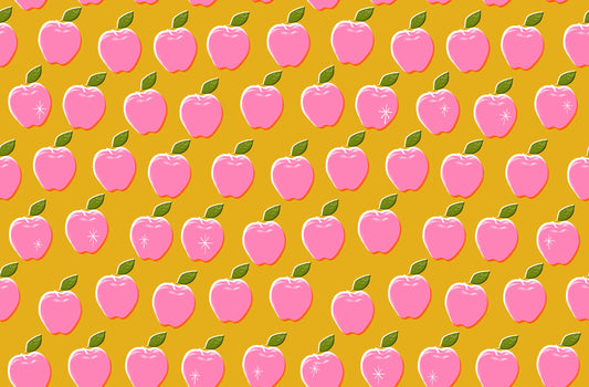 PREORDER: Sparkle Shopper Apples in Goldenrod