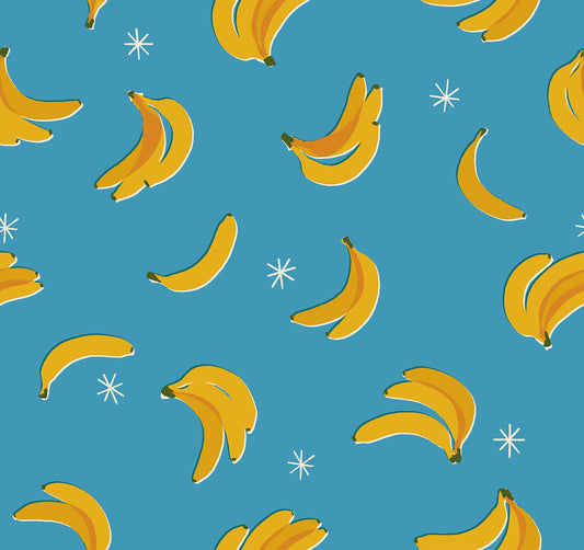 PREORDER: Sparkle Shopper Bananas in Vintage Blue