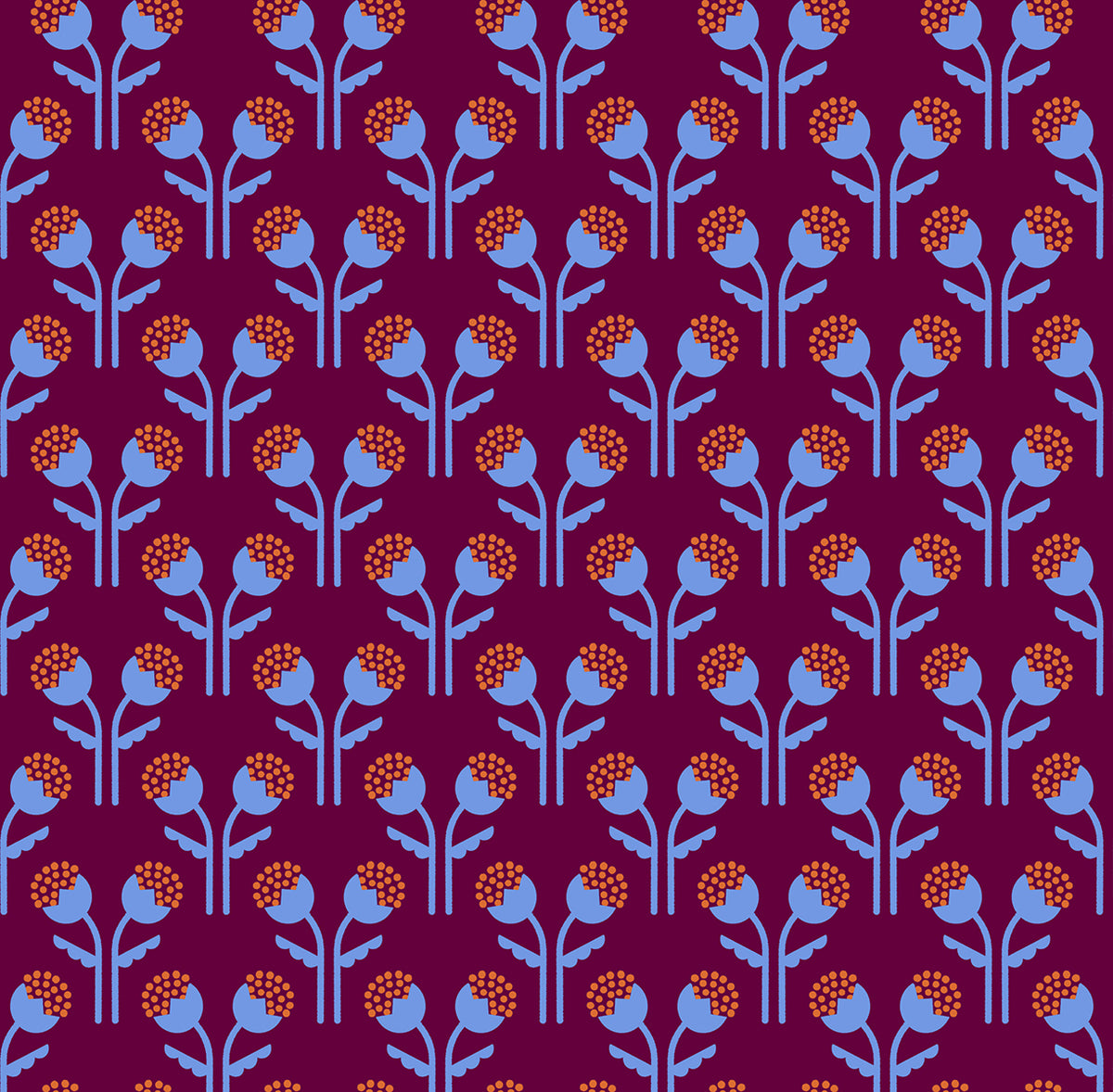 PREORDER: Sybil Wallpaper in Deep Plum