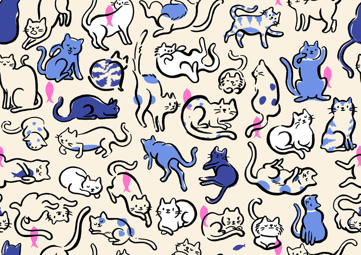 PREORDER: Oops All Cats Schmitties in Lindley Blue