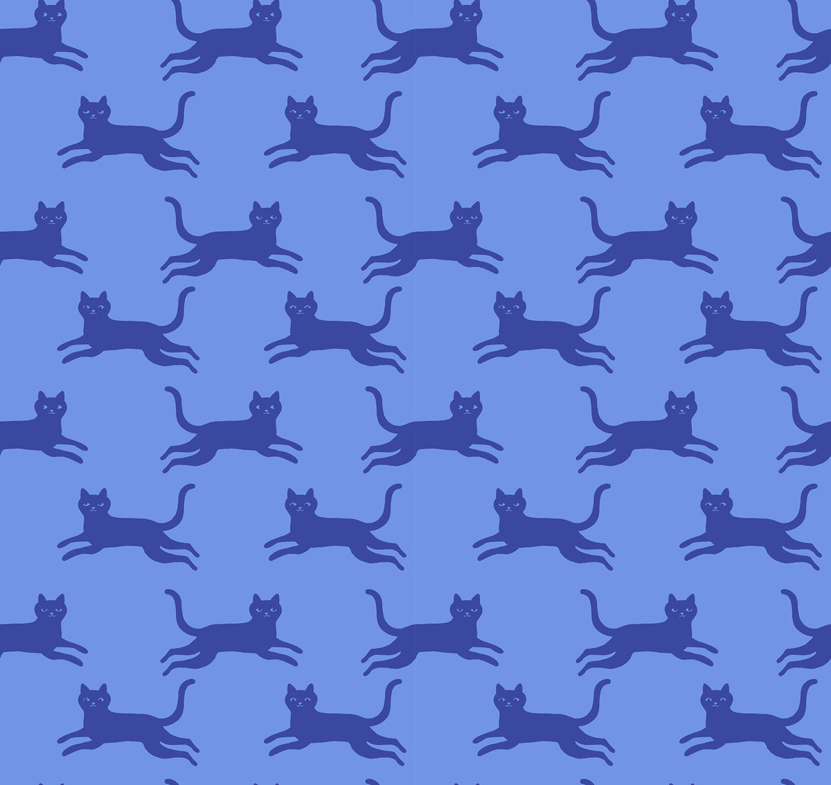 PREORDER: Oops All Cats Kitty Run in Lindley Blue