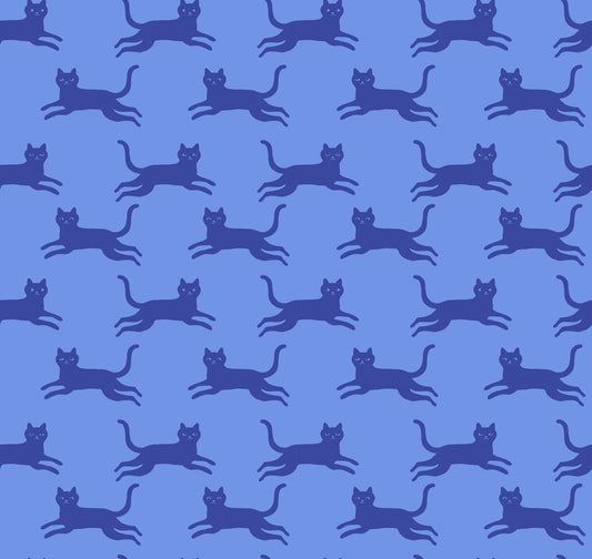 PREORDER: Oops All Cats Kitty Run in Lindley Blue