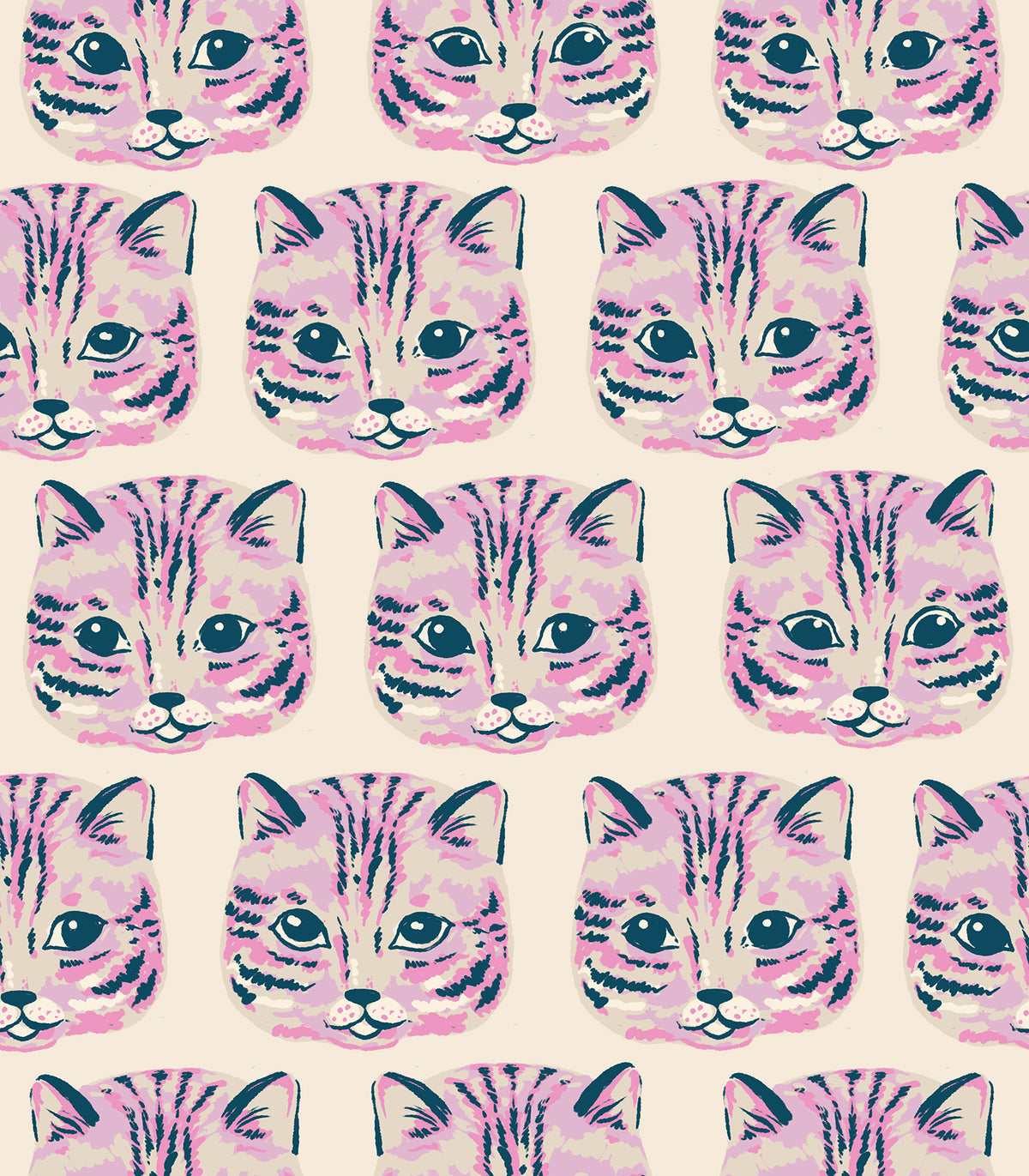 PREORDER: Oops All Cats Meow Meow Canvas in Macaron