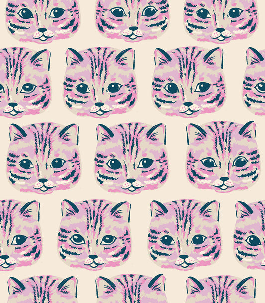 PREORDER: Oops All Cats Meow Meow Canvas in Macaron