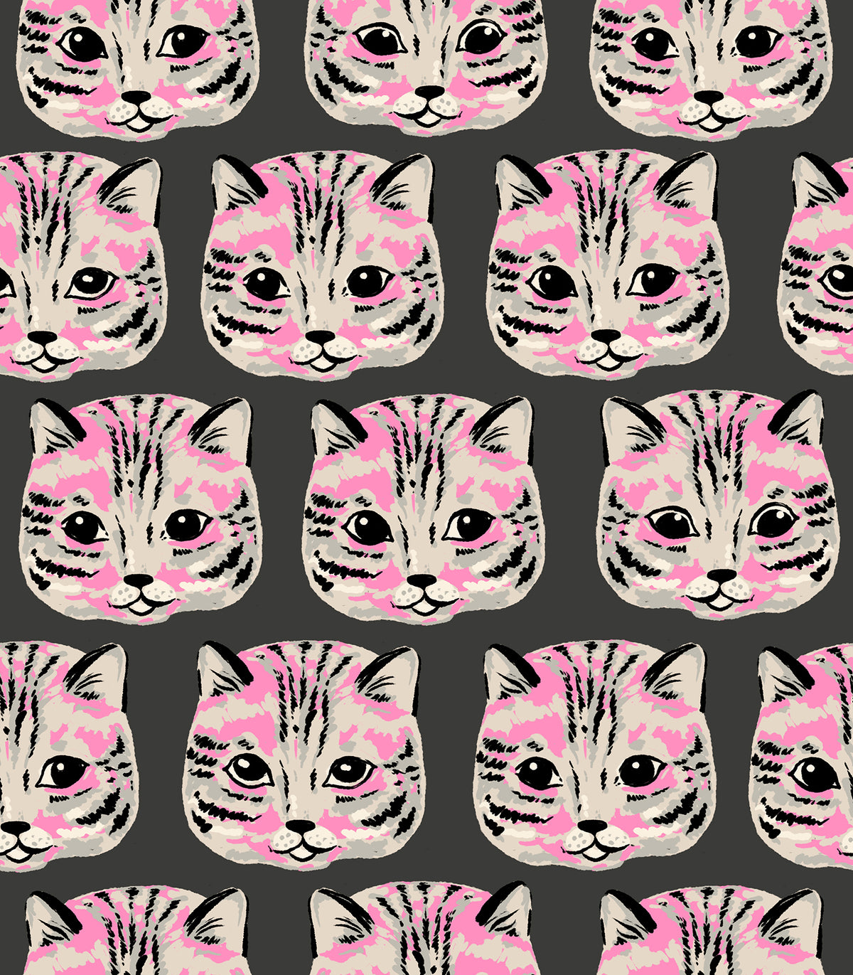 PREORDER: Oops All Cats Meow Meow Canvas in Soft Black