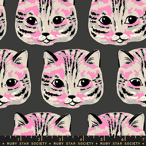 PREORDER: Oops All Cats Meow Meow Canvas in Soft Black