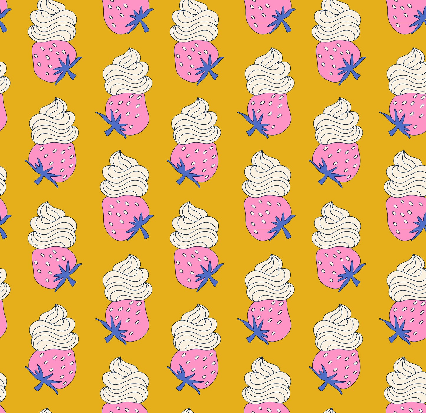 PREORDER: Sugar Cone  2 Strawberry Whip in Goldenrod