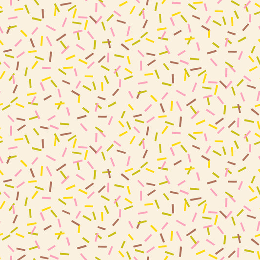 PREORDER: Sugar Cone 2 Rainbow Sprinkles in Natural