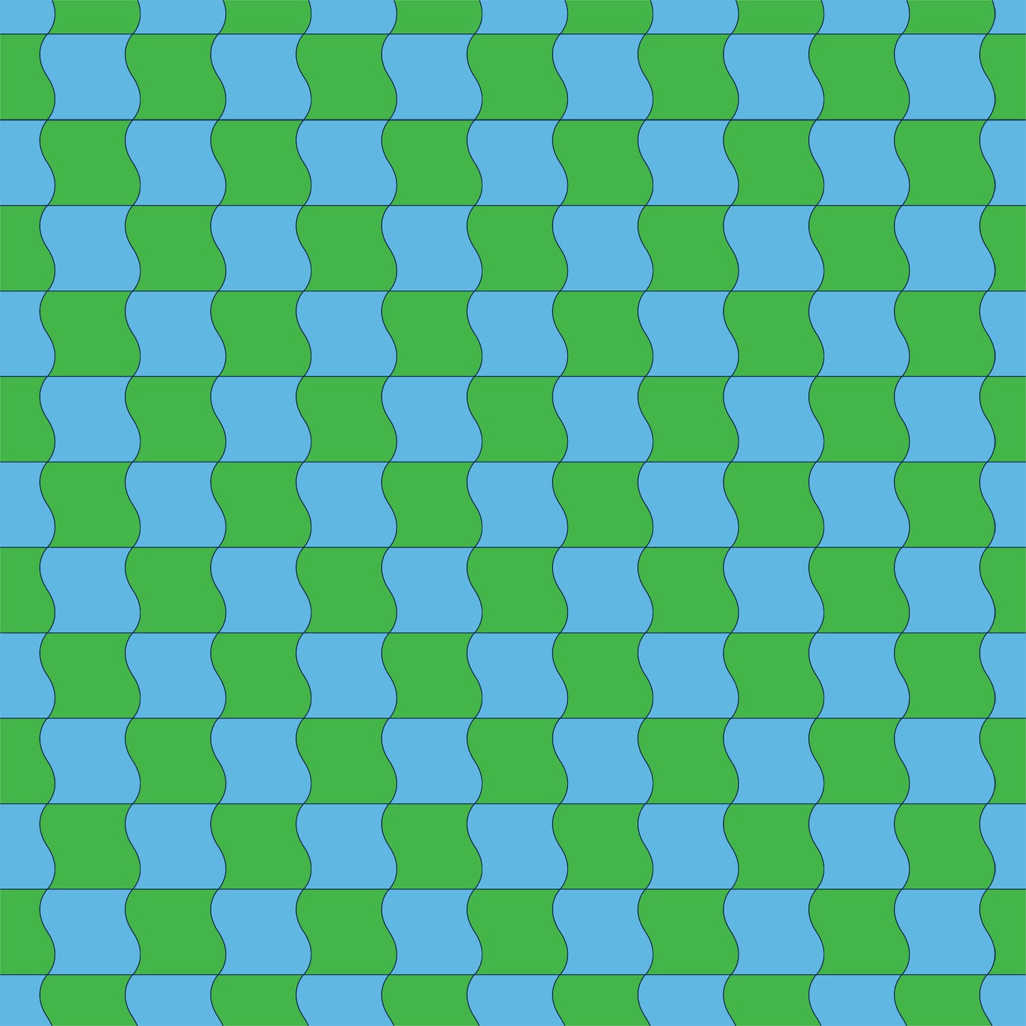 PREORDER: Sugar Cone 2 Wavy Check in Verdant