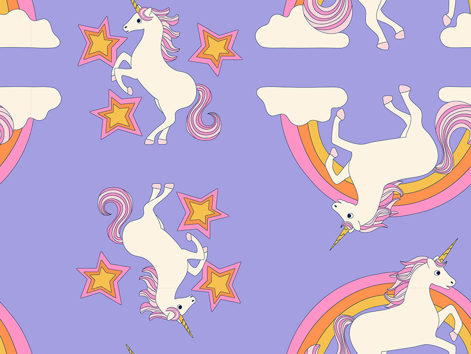 PREORDER: Sticker Book Unicorn in Evening