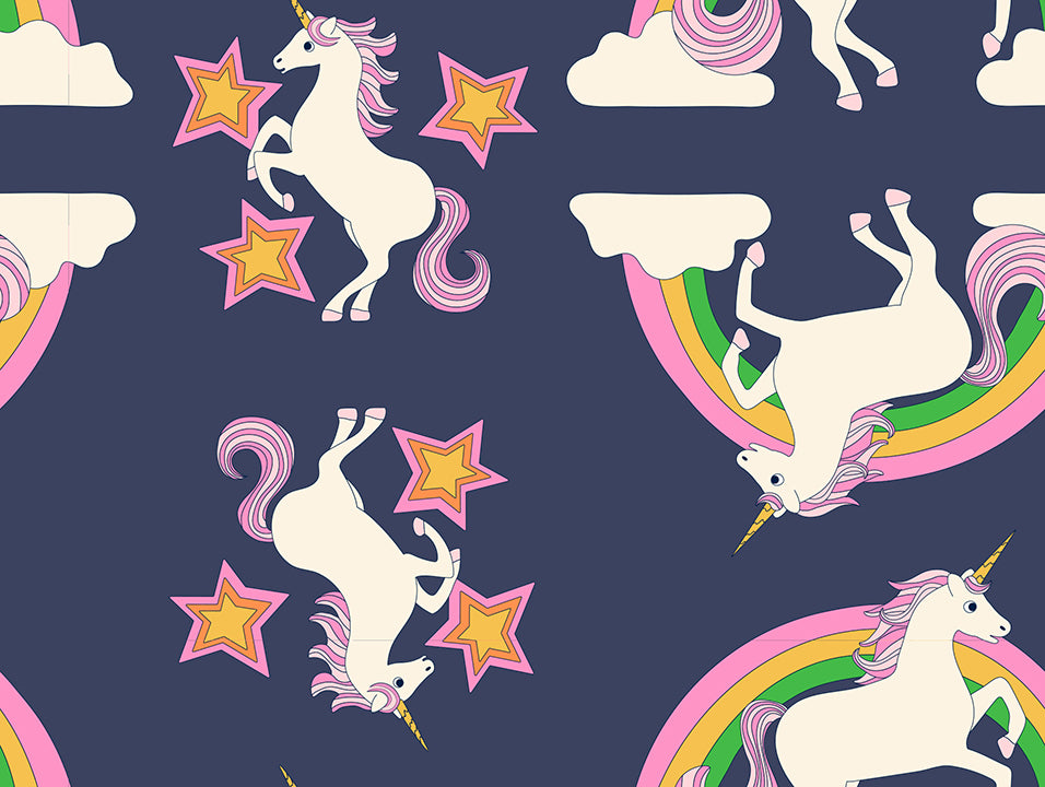 PREORDER: Sticker Book Unicorn in Bluebell