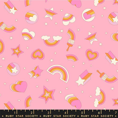 PREORDER: Sticker Book Rainbow Stickers in Rosebud