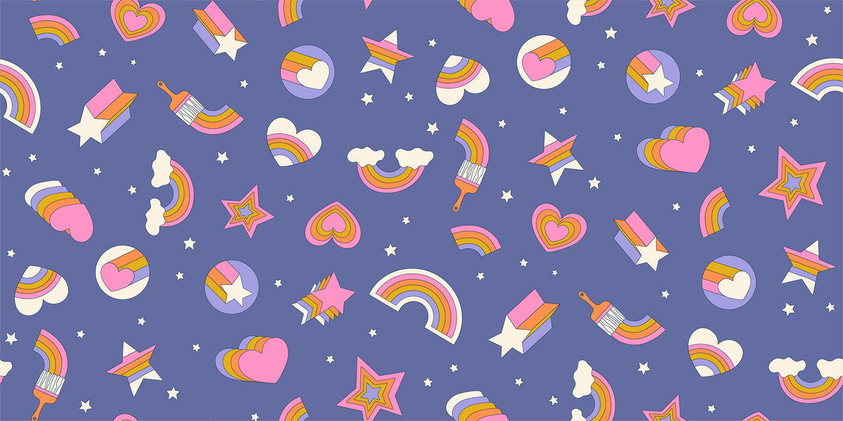 PREORDER: Sticker Book Rainbow Stickers in Twilight