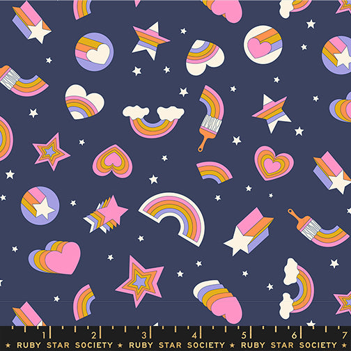 PREORDER: Sticker Book Rainbow Stickers in Bluebell