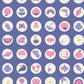 PREORDER: Sticker Book Mini Stickers in Twilight