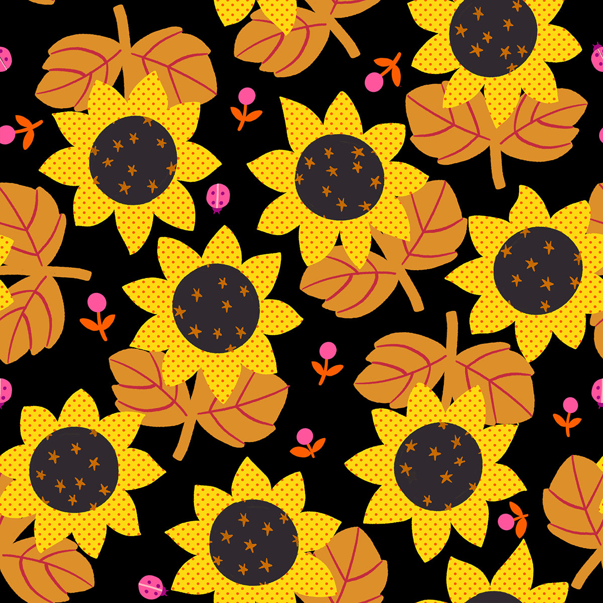 PREORDER: Daisy Days Sunflower in Black