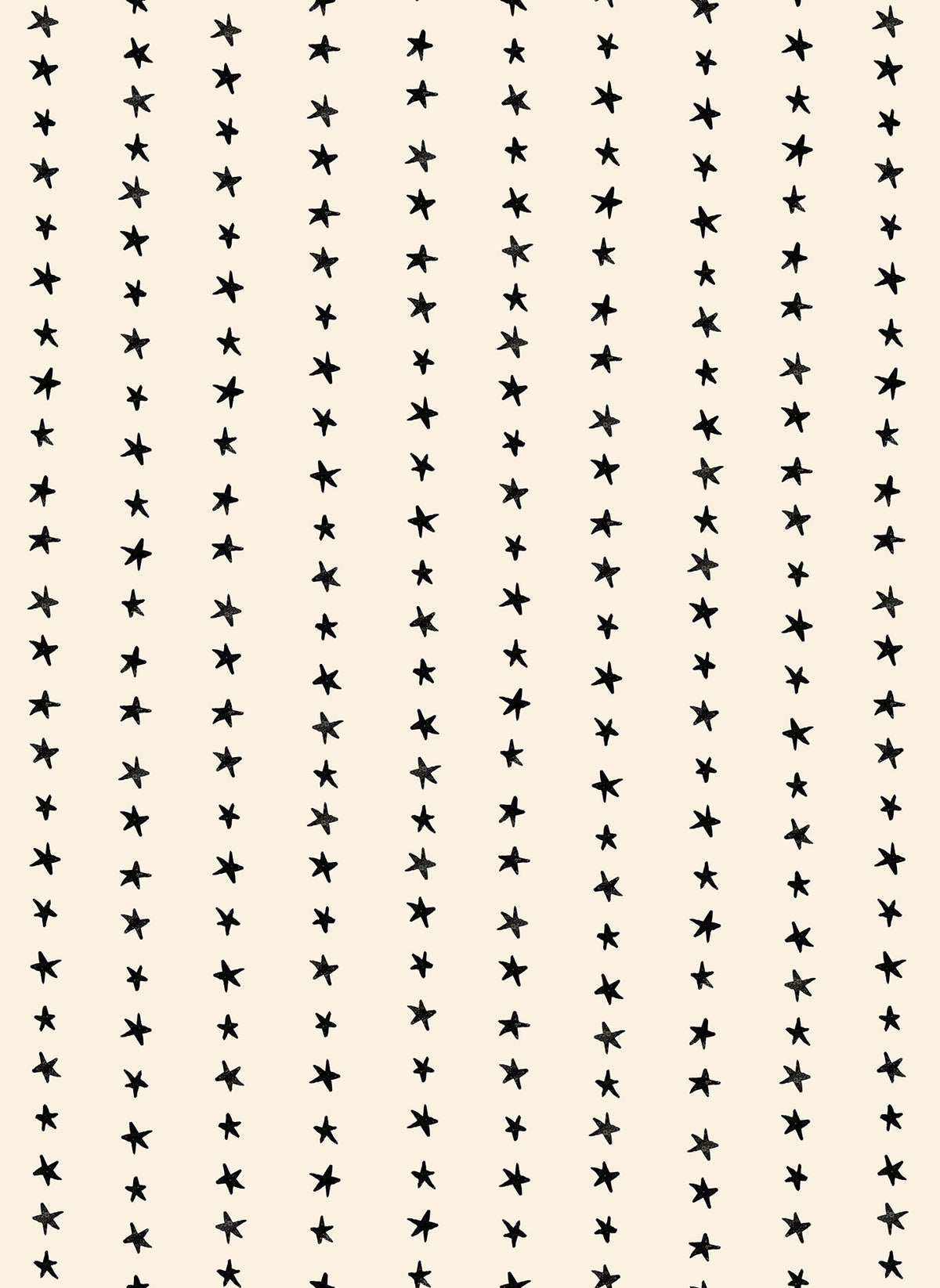 PREORDER: Daisy Days Starry Stripe in Black on Natural