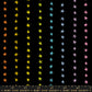 PREORDER: Daisy Days Starry Stripe in Multi on Black
