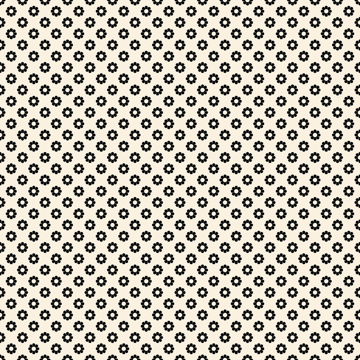 PREORDER: Daisy Days Daisy in Black on Natural