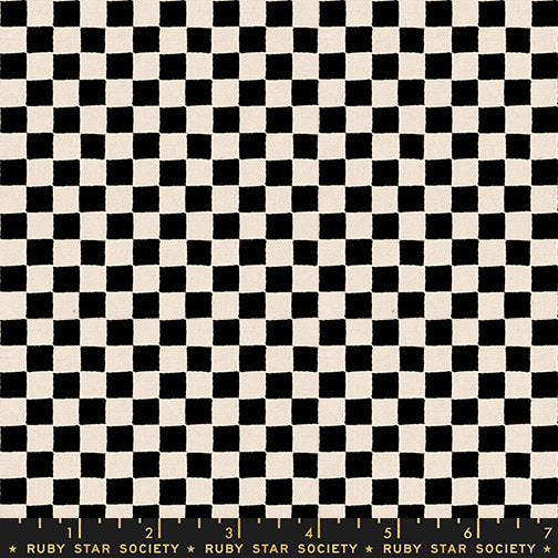 PREORDER: Daisy Days Block Print CANVAS in Black