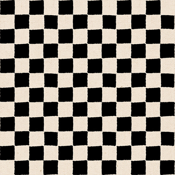 PREORDER: Daisy Days Block Print CANVAS in Black