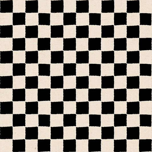 PREORDER: Daisy Days Block Print CANVAS in Black