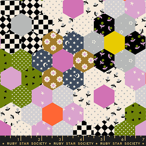 PREORDER: Boo Valley Halloween Patchwork in Sarah Green