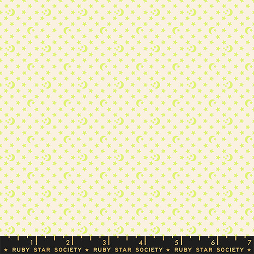 PREORDER: Boo Valley Moon Stars in Neon Yellow