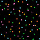 PREORDER: Sidekicks Hole Punch Dot in Multi on Black