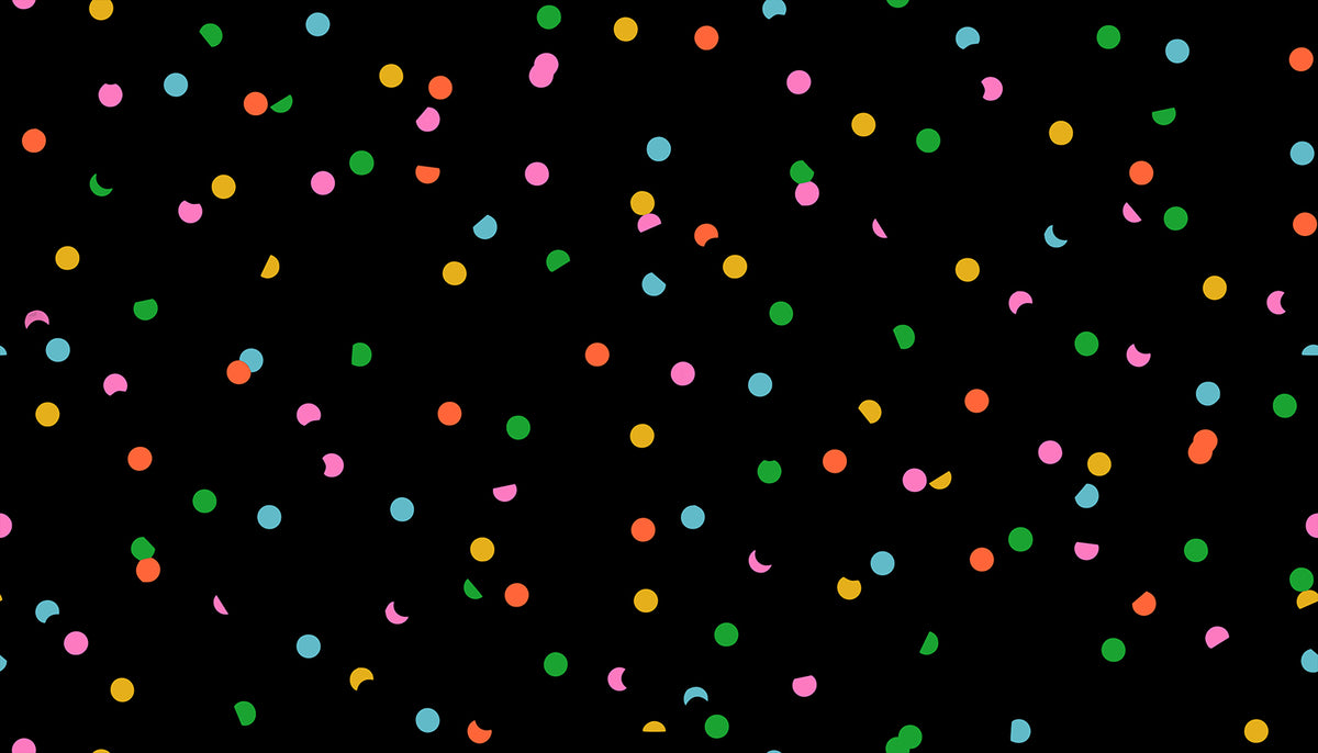 PREORDER: Sidekicks Hole Punch Dot in Multi on Black