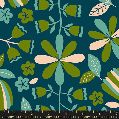 PREORDER: Corsage Front Parlor in Dark Teal