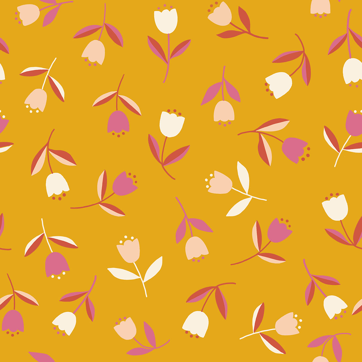 PREORDER: Corsage Tiny Tulips in Goldenrod