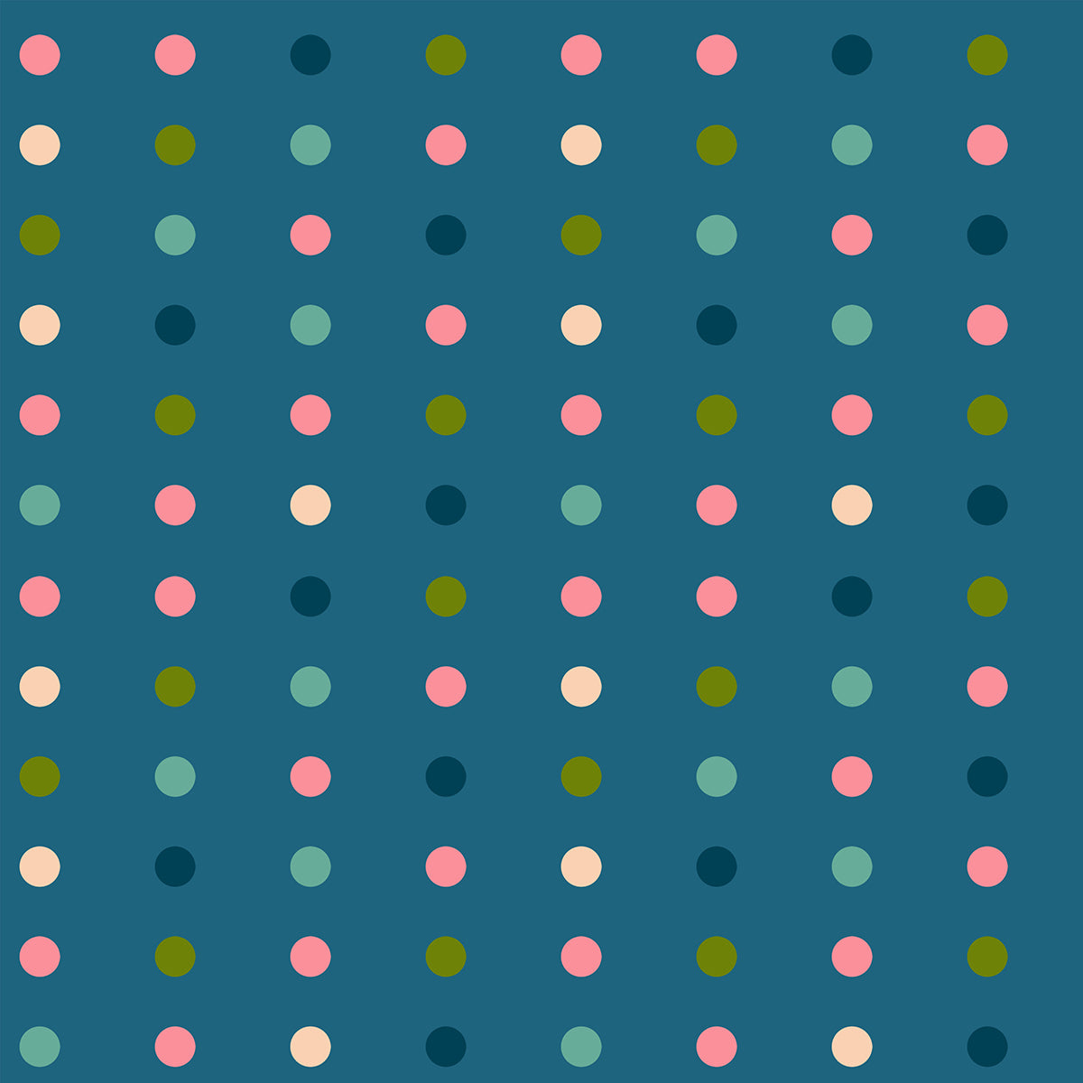 PREORDER: Corsage Swatch Dots in Teal