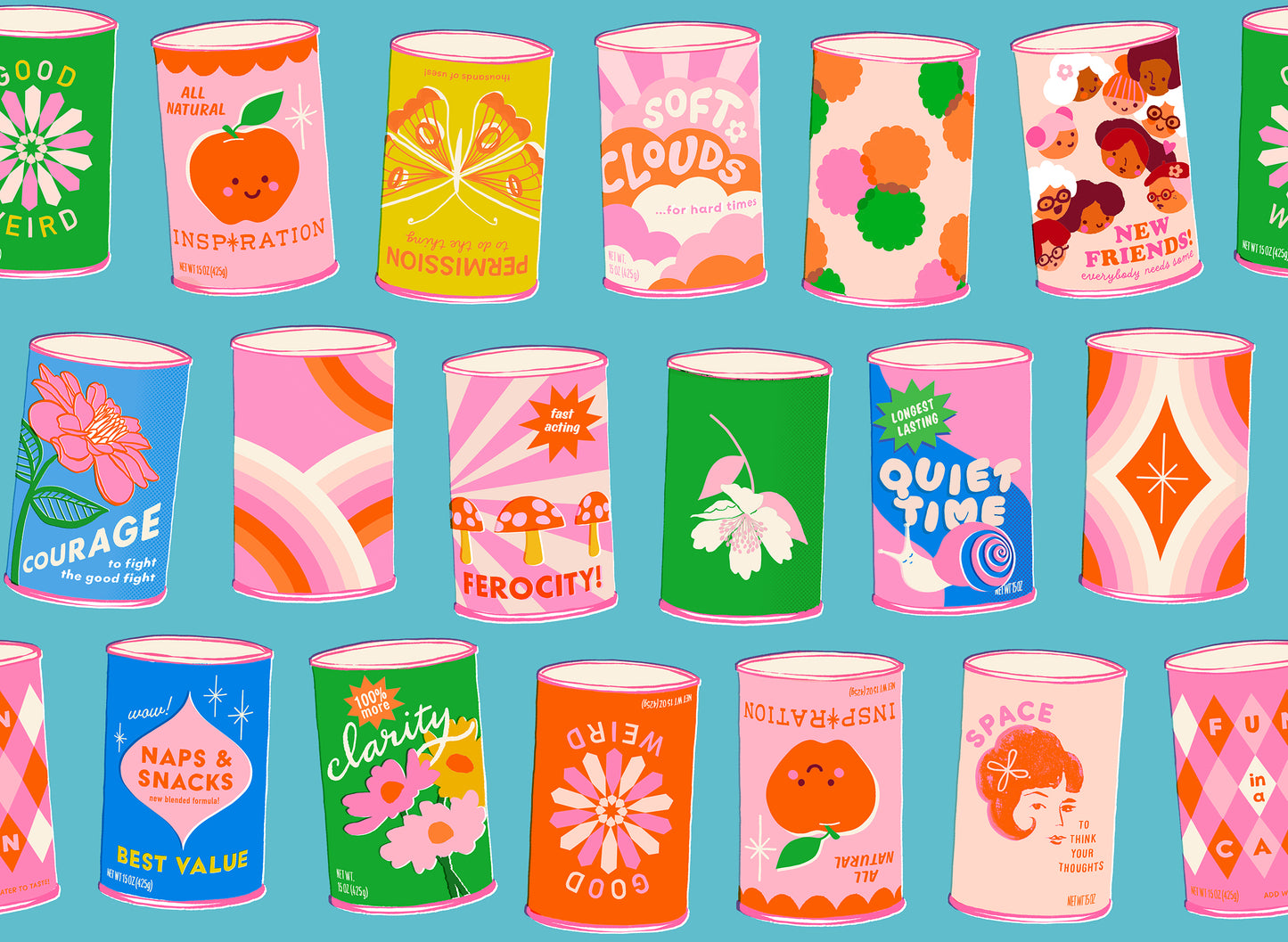 Preorder: Sparkle Mart Have A Nice Day in Turquoise