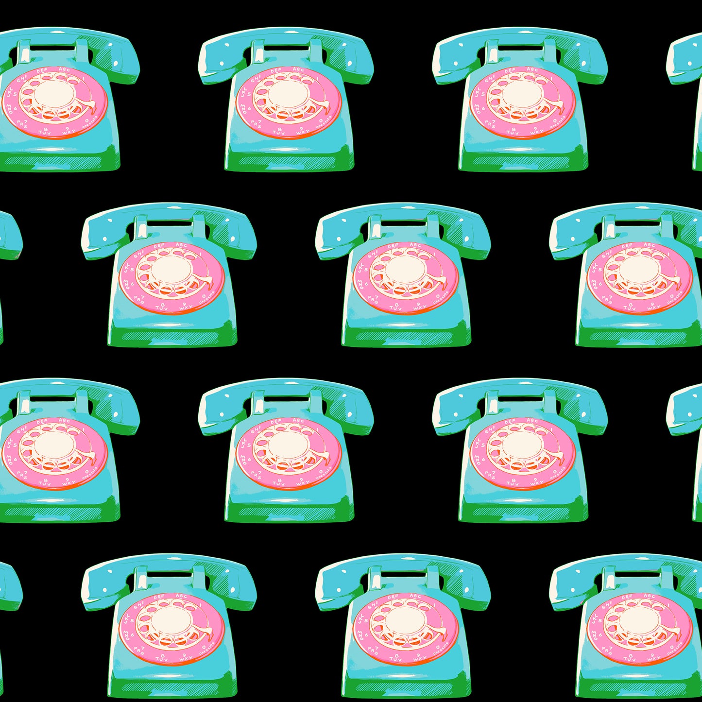 Preorder: Sparkle Mart Telephones in Black