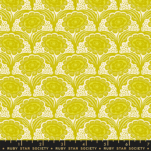 Preorder: Ink Shop Scallop Flower in Pistachio