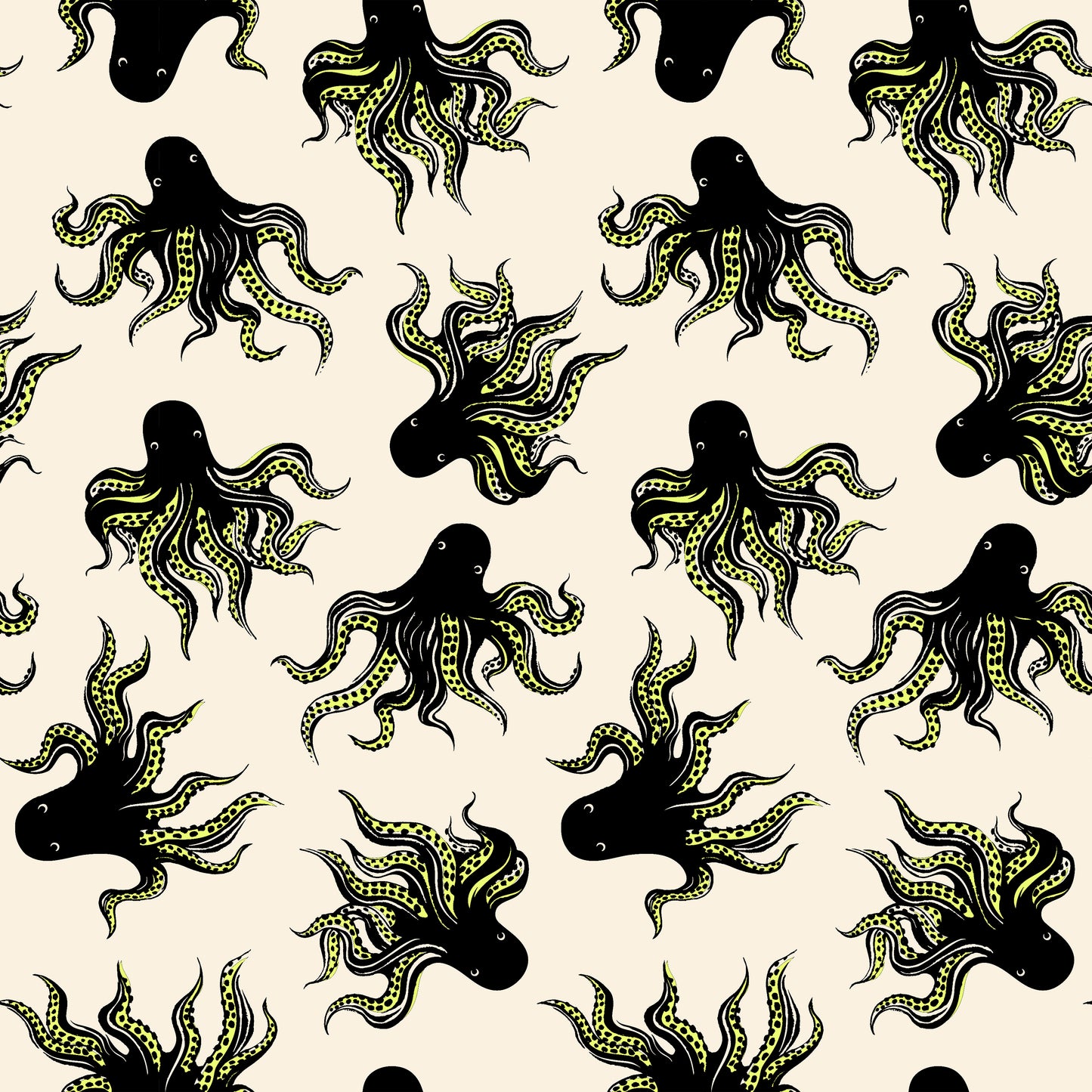Preorder: Ink Shop Mystery Food Canvas in Neon Yellow
