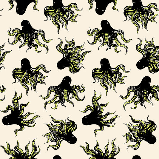 Preorder: Ink Shop Mystery Food Canvas in Neon Yellow