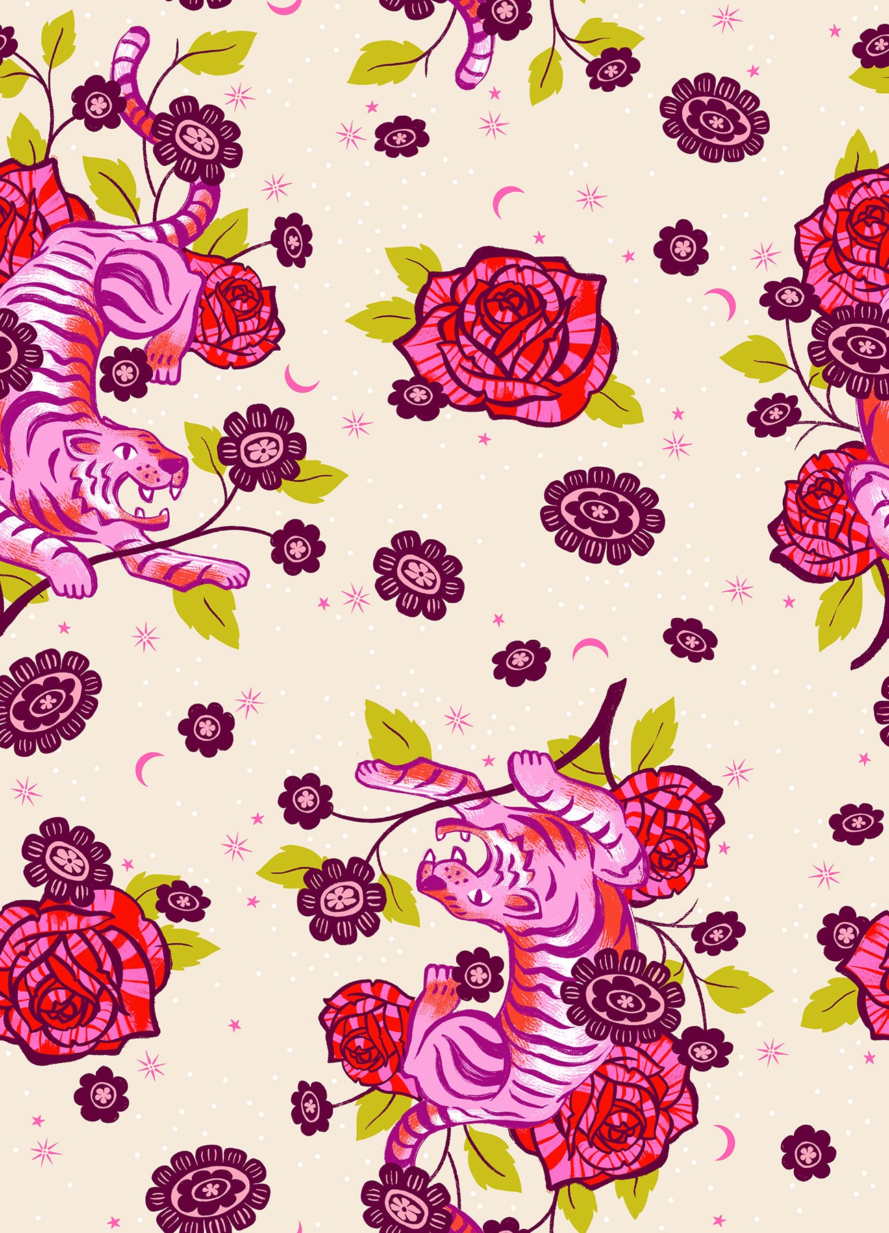 Preorder: Ink Shop Tiger Rose in Shell