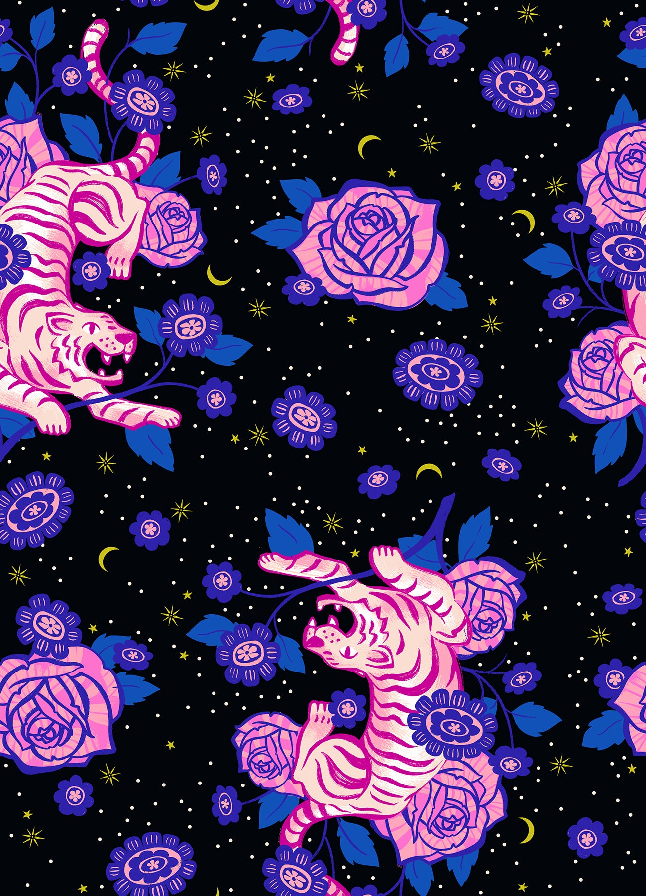 Preorder: Ink Shop Tiger Rose in Black