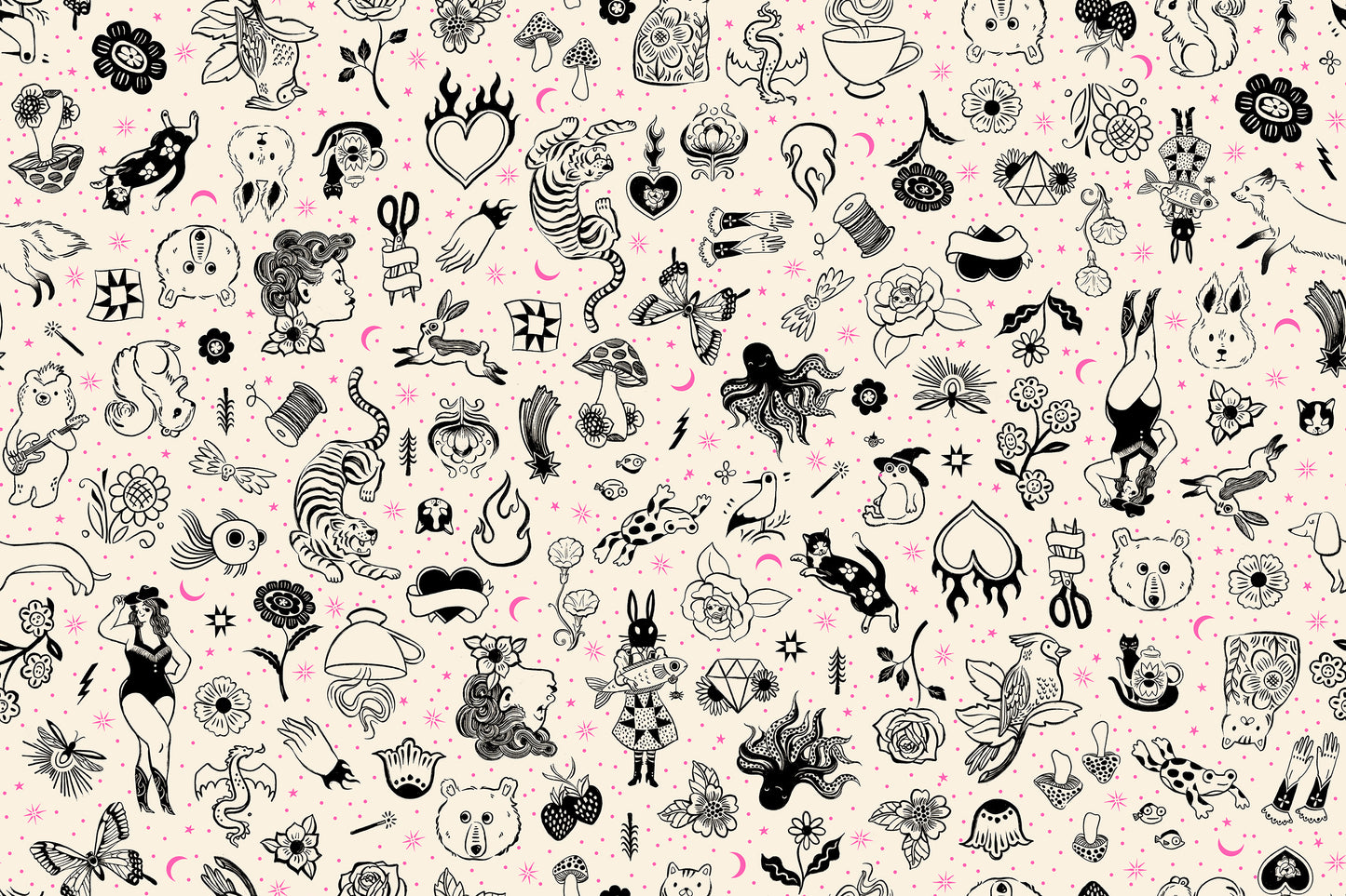 Preorder: Ink Shop Tattoo Flash in Natural