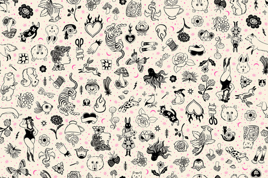 Preorder: Ink Shop Tattoo Flash in Natural