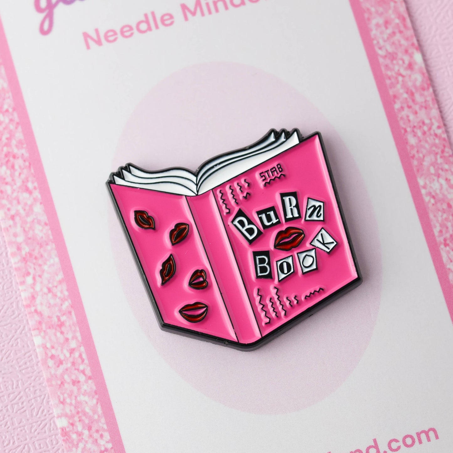 Mean Book Needle Minder Magnet