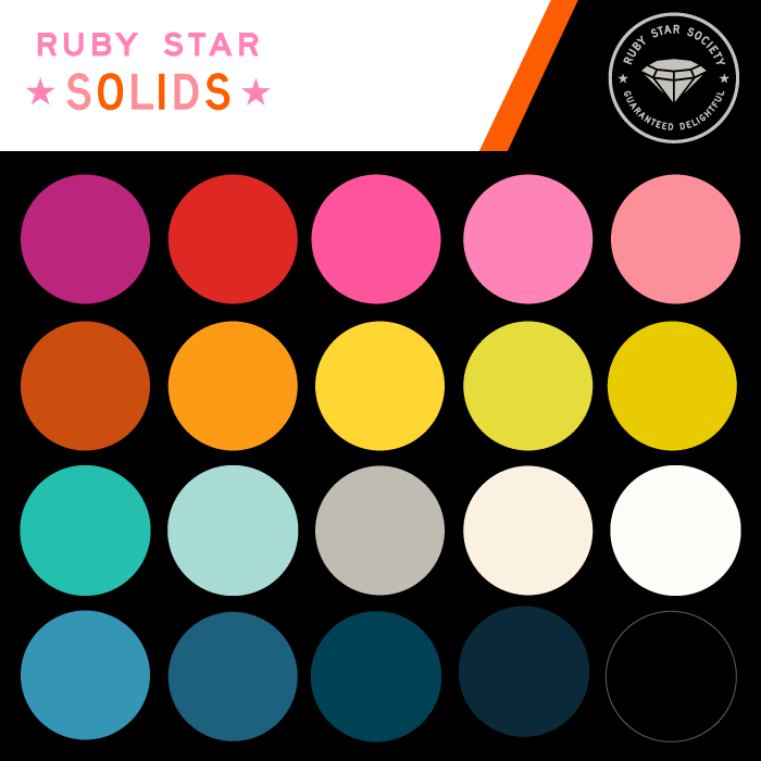 PREORDER: Ruby Star Solids Jelly Roll